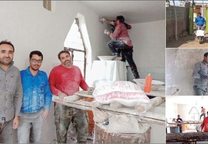 معلمان روستای عنبرکه درس ایثار می دهند