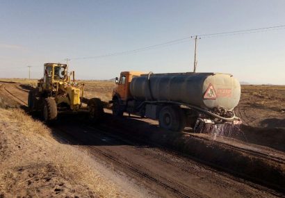 تکمیل زیر سازی راه روستایی بزق و کلاته حسن آباد در نیشابور تکمیل زیر سازی راه روستایی بزق و کلاته حسن آباد در نیشابور