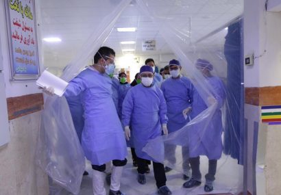 بازدید معاون وزیر بهداشت از بیمارستان کرونایی ها در نیشابور