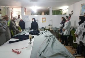 اشتغال 30 نفر از بانوان نیشابور و فیروزه با حمایت فولاد خراسان اشتغال ۳۰ نفر از بانوان نیشابور و فیروزه با حمایت فولاد خراسان