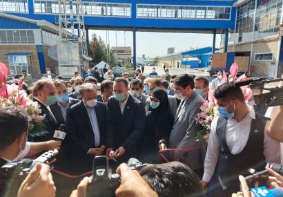 خط تولید شرکت الکترو فرامهر پارسه با حضور وزیر صمت به بهره‌برداری رسید