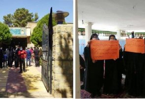 اعتراض نمازگزاران درودی به انتخاب شهردارزن اعتراض نمازگزاران درودی به انتخاب شهردارزن