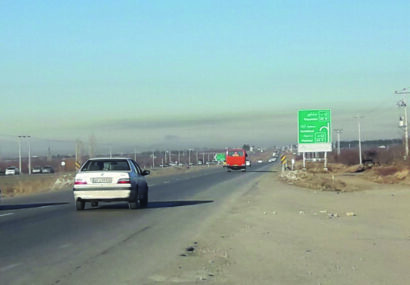 هوای نیشابور قرمز شد مدارس تعطیل نشد