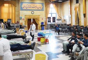 اهدای ۱۰۰ واحد خون در چهارمین دوره مشارکت کارکنان فولاد خراسان اهدای ۱۰۰ واحد خون در چهارمین دوره مشارکت کارکنان فولاد خراسان