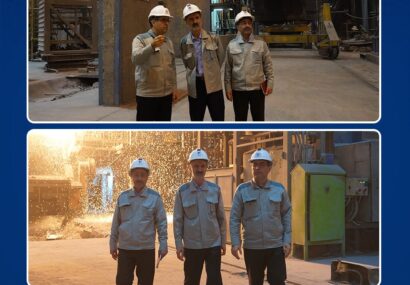 بازدید میدانی مدیریت عالی شرکت فولاد خراسان از خطوط تولیدی بازدید میدانی مدیریت عالی شرکت فولاد خراسان از خطوط تولیدی